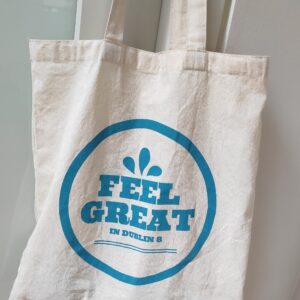 Live and Breathe Pilates Feel Great in Dublin 8 Tote Bag
